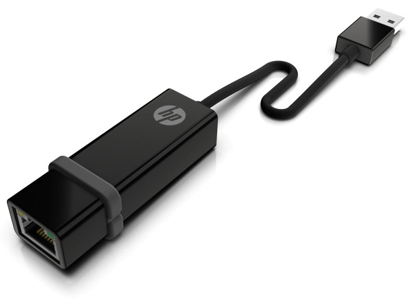 HP Single-Port RJ-45 100Mbps Ethernet USB Network Adapter for Slate 500 - compatible with HP Slate 500 tablets